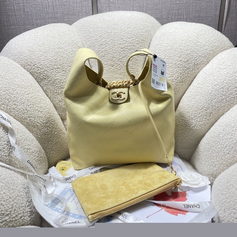 Ch*el top handle bags